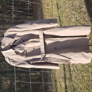 𝅺HART Schaffner Marx fully lined tan trench men's size 42R